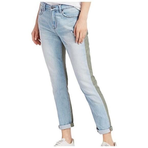 NWT Frame Le Beau Cargo Mix Media Jeans - Picture 2 of 7